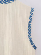 Embroidered Gilet Waistcoat