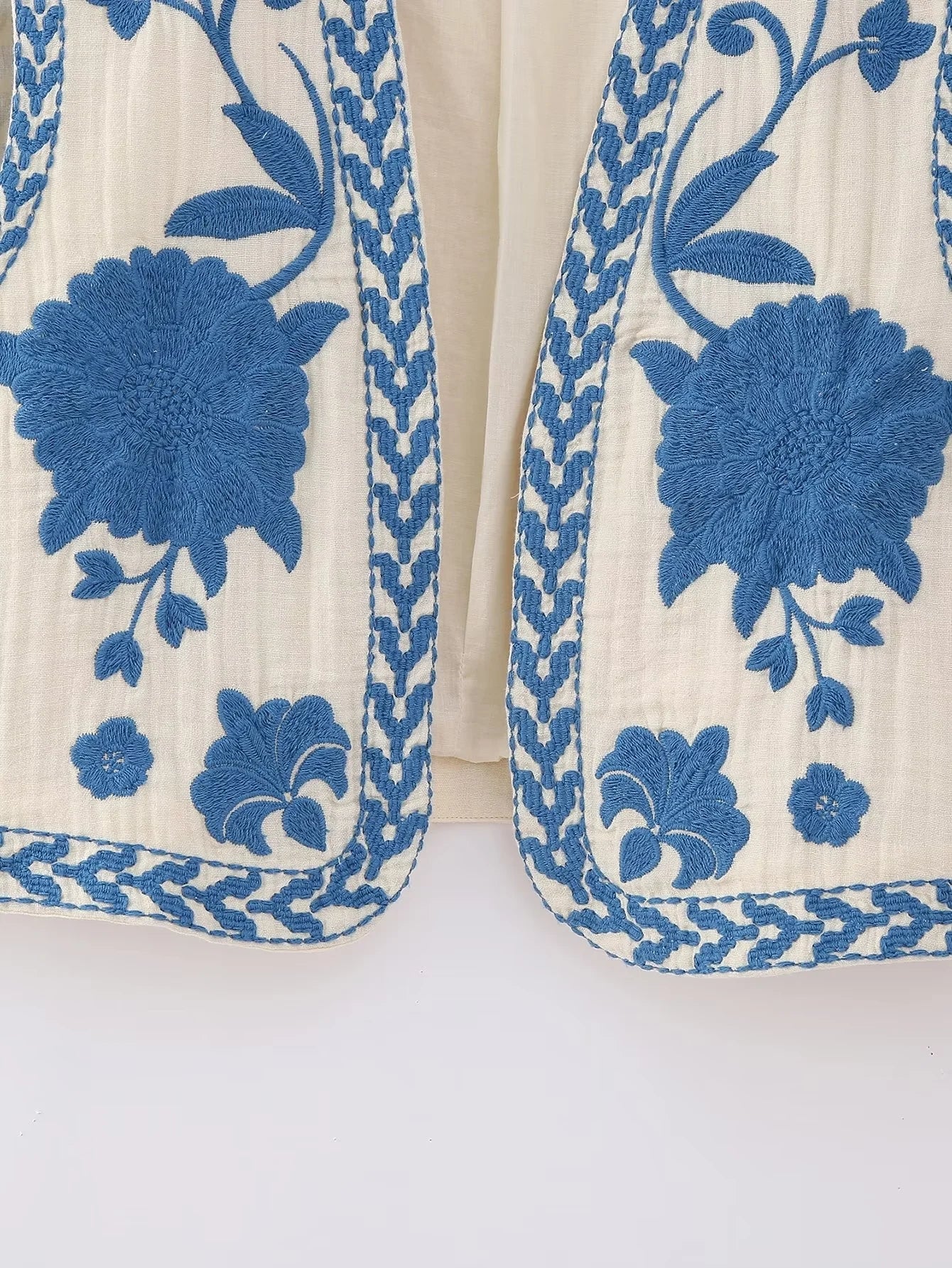 Embroidered Gilet Waistcoat