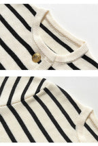 Stripes Sweater Cardigan