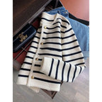 Stripes Sweater Cardigan
