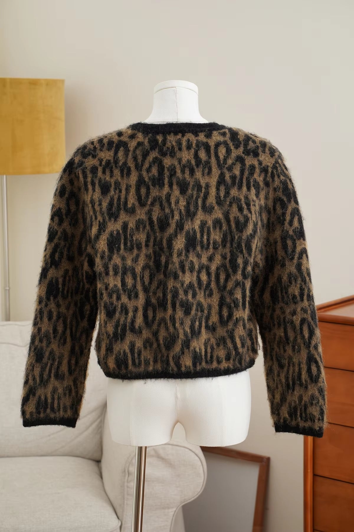 New Leopard Cardigan