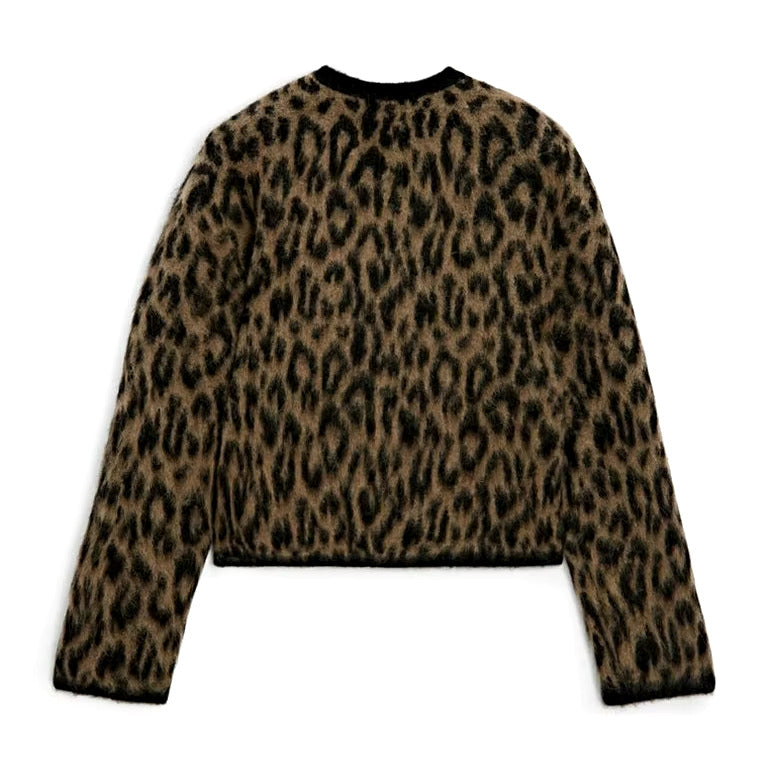 New Leopard Cardigan