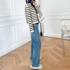 Stripes Sweater Cardigan