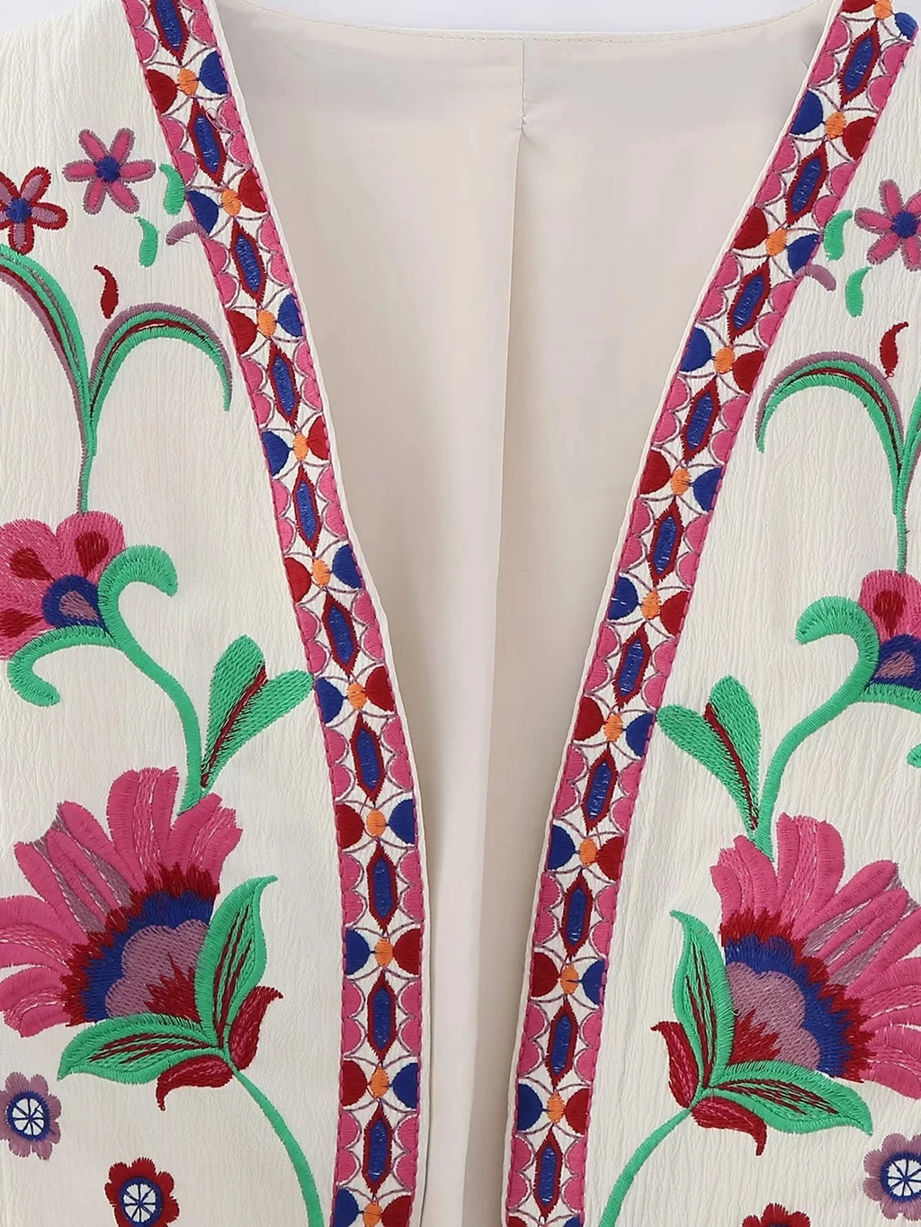 Embroidered Gilet Waistcoat