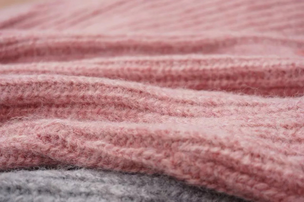 Alpaca Blend Round Neck Cardigan