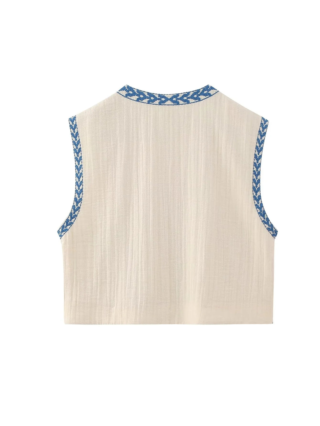 Embroidered Gilet Waistcoat