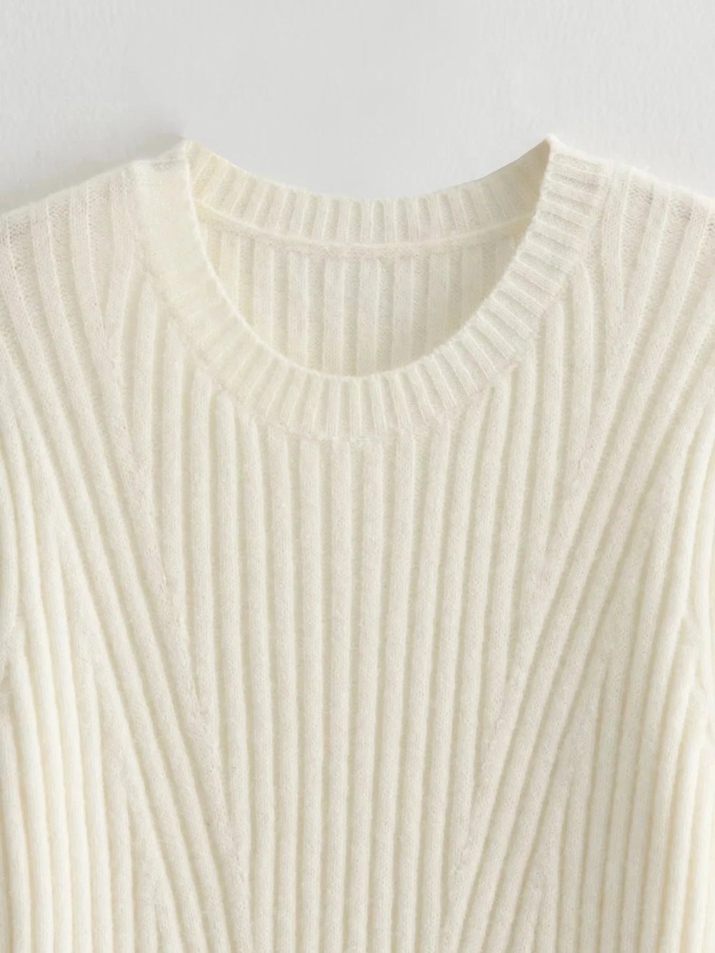 Ribbed Knitted Mini Dress