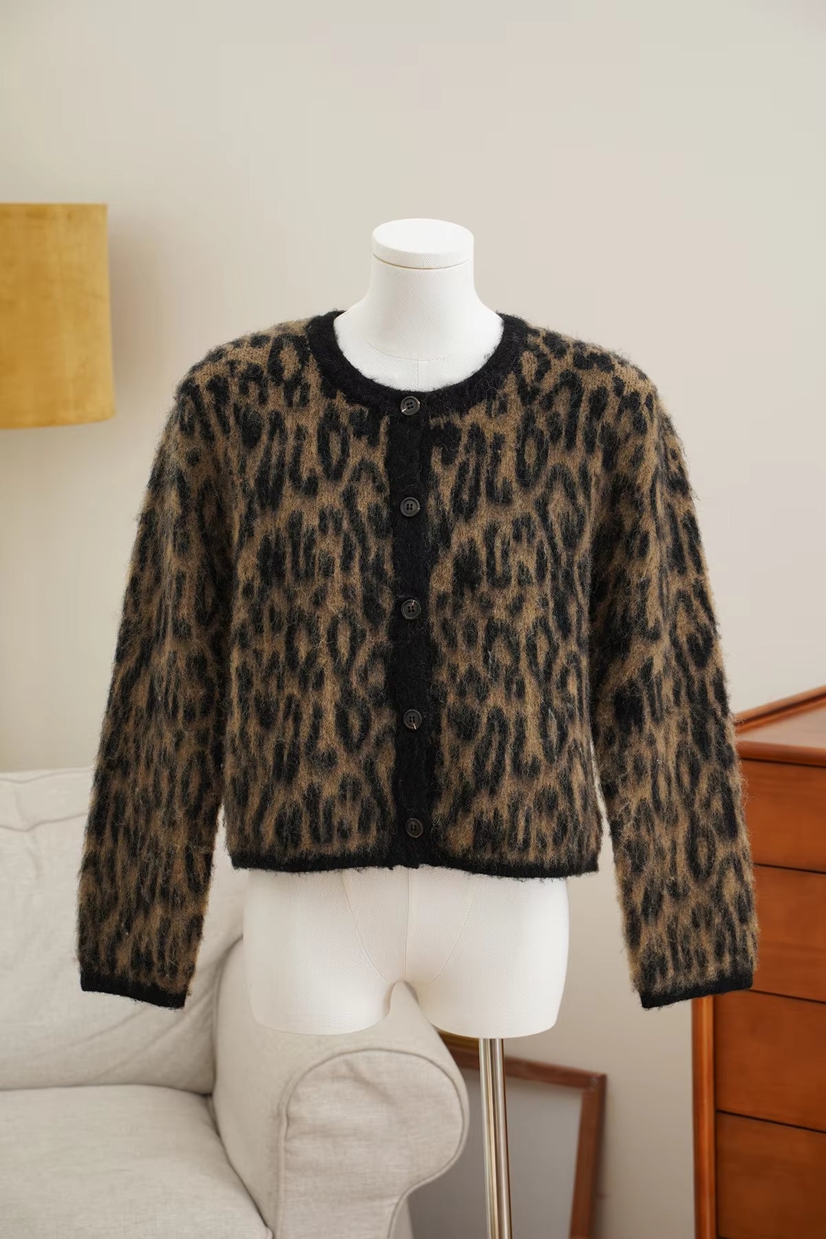 New Leopard Cardigan