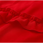 Ruffles Chiffon Long Dress