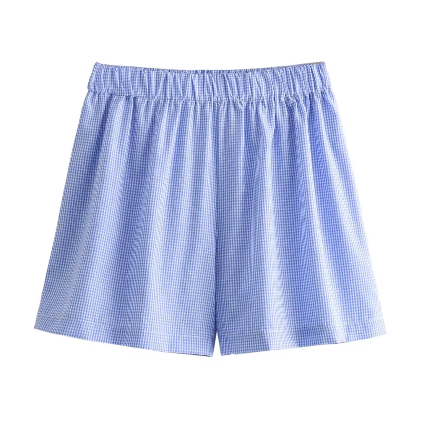 Casual Pyjamas Style Set Blouse and Shorts