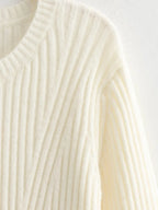 Ribbed Knitted Mini Dress