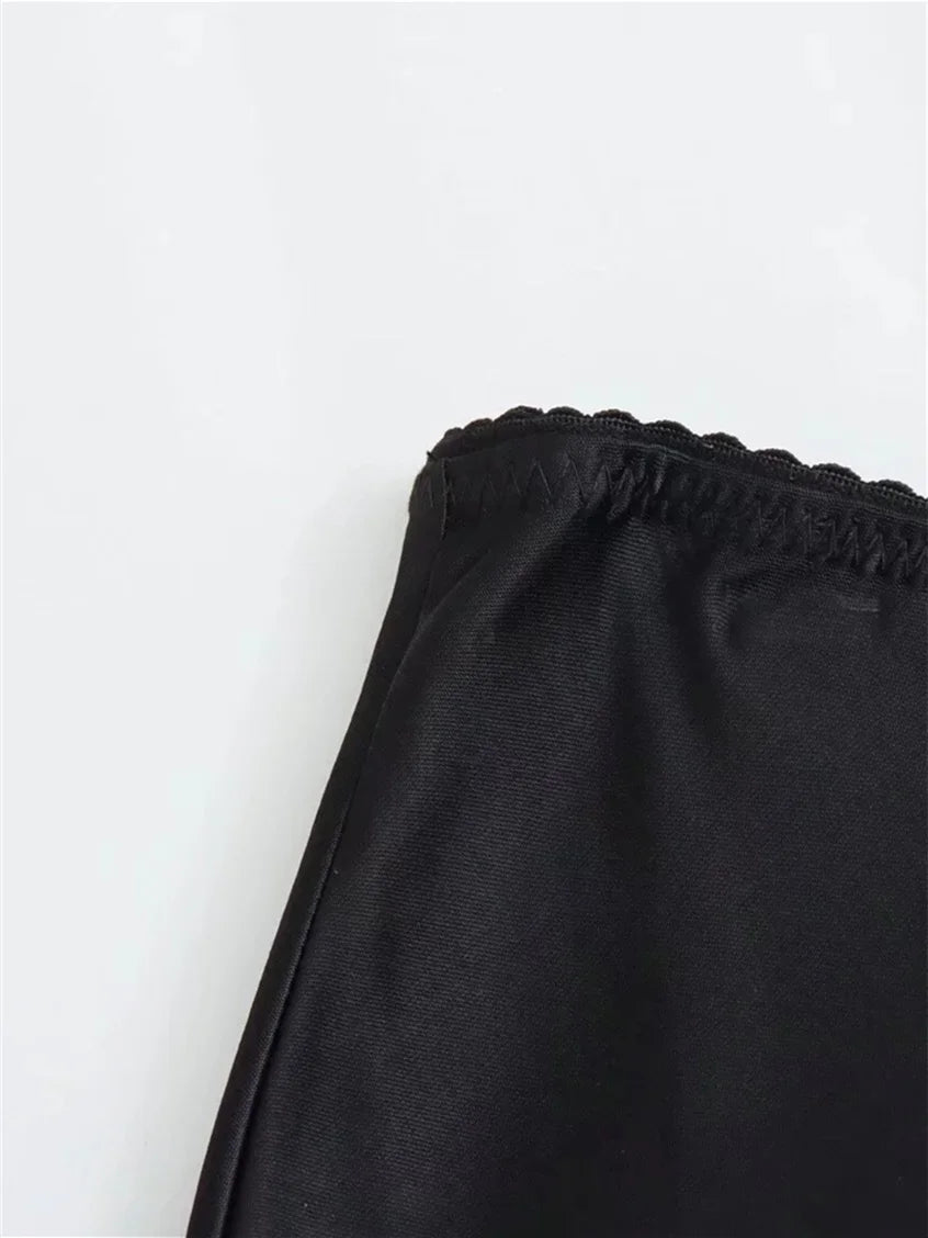 Satin Bias Cut Skirt