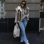 Faux Suede Fur Gilet Aviator Waistcoat