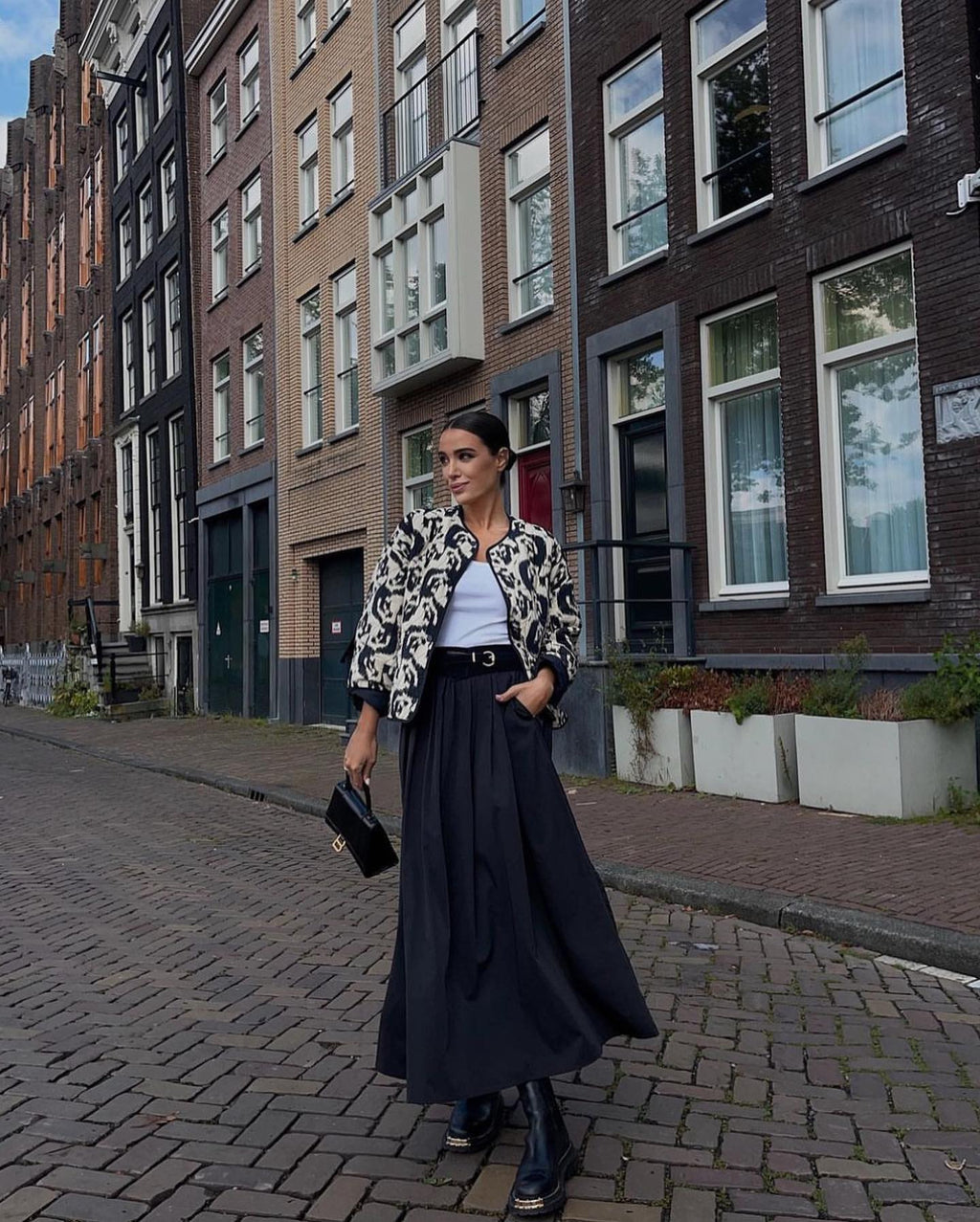 Print Quilted Boho Jacket