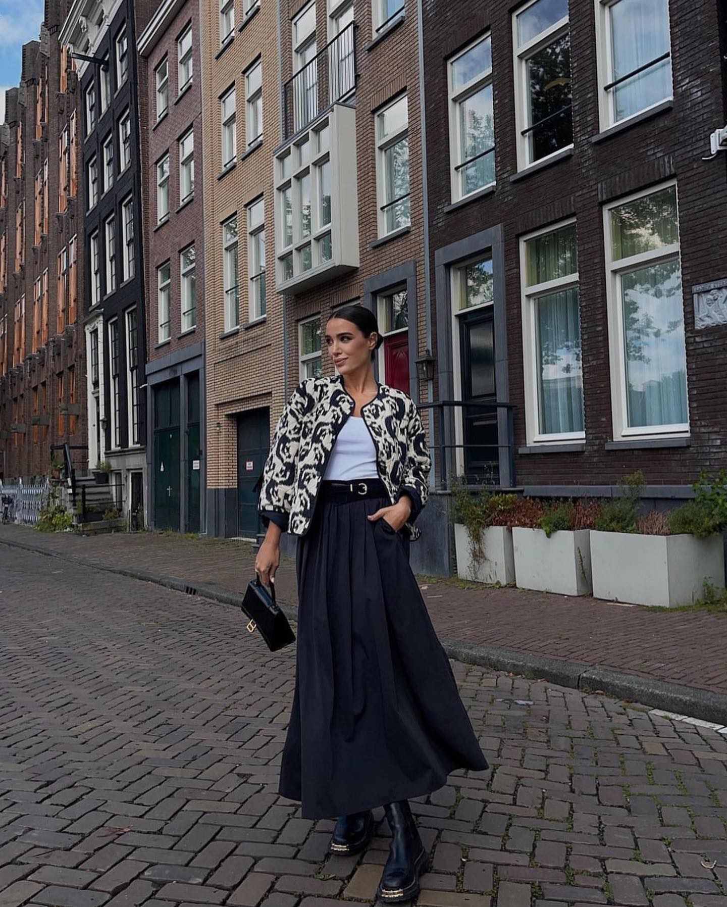 Print Quilted Boho Jacket