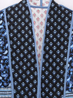 Reversible Quilted Patchwork Oversized Cropped Boho Jacket