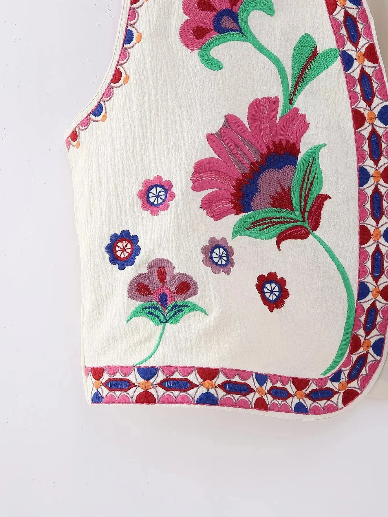 Embroidered Gilet Waistcoat