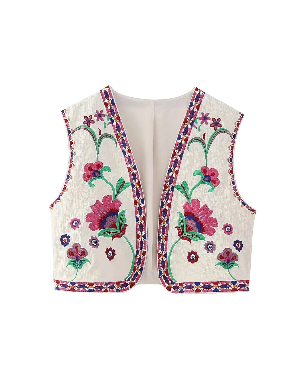 Embroidered Gilet Waistcoat
