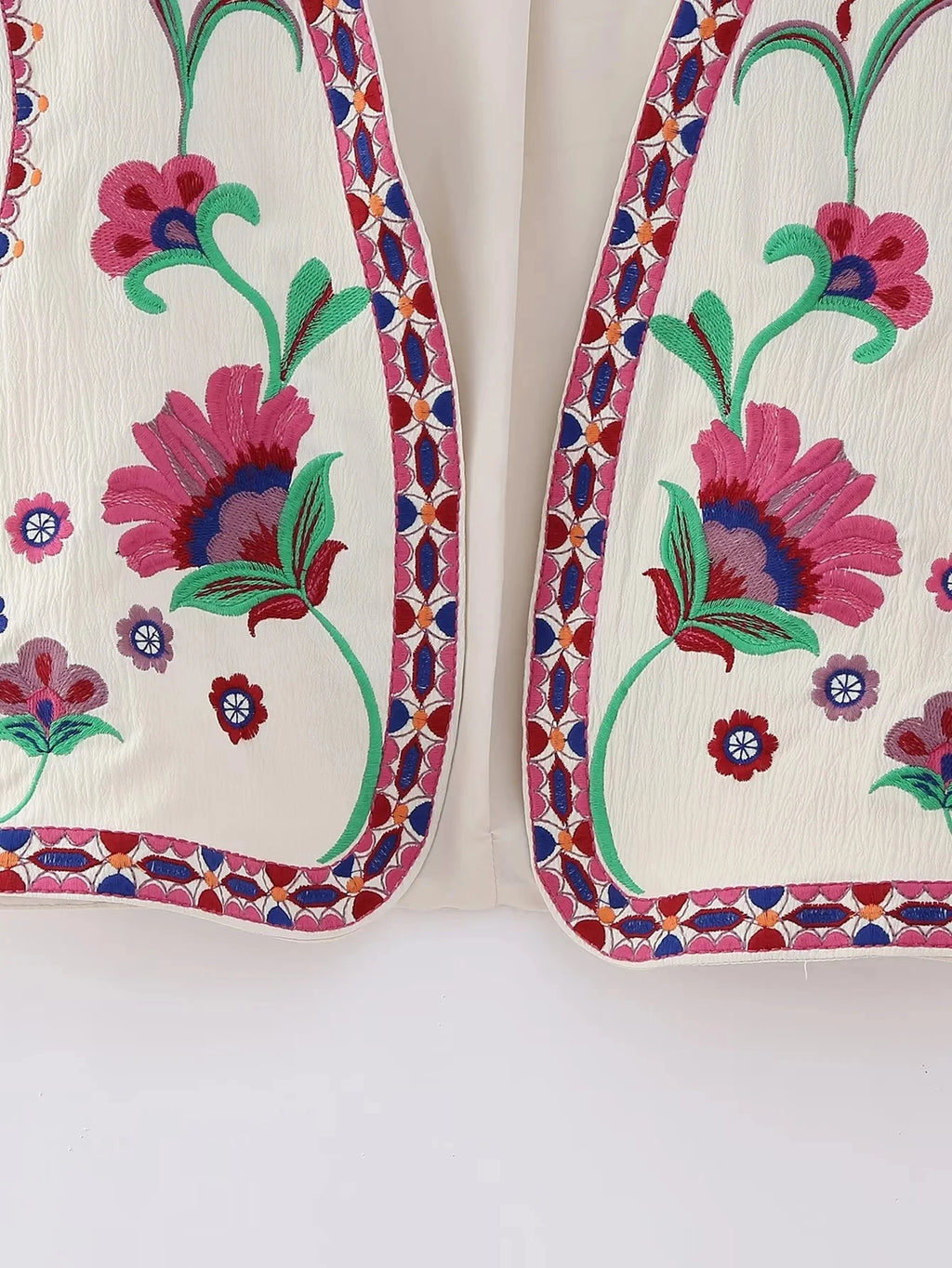 Embroidered Gilet Waistcoat