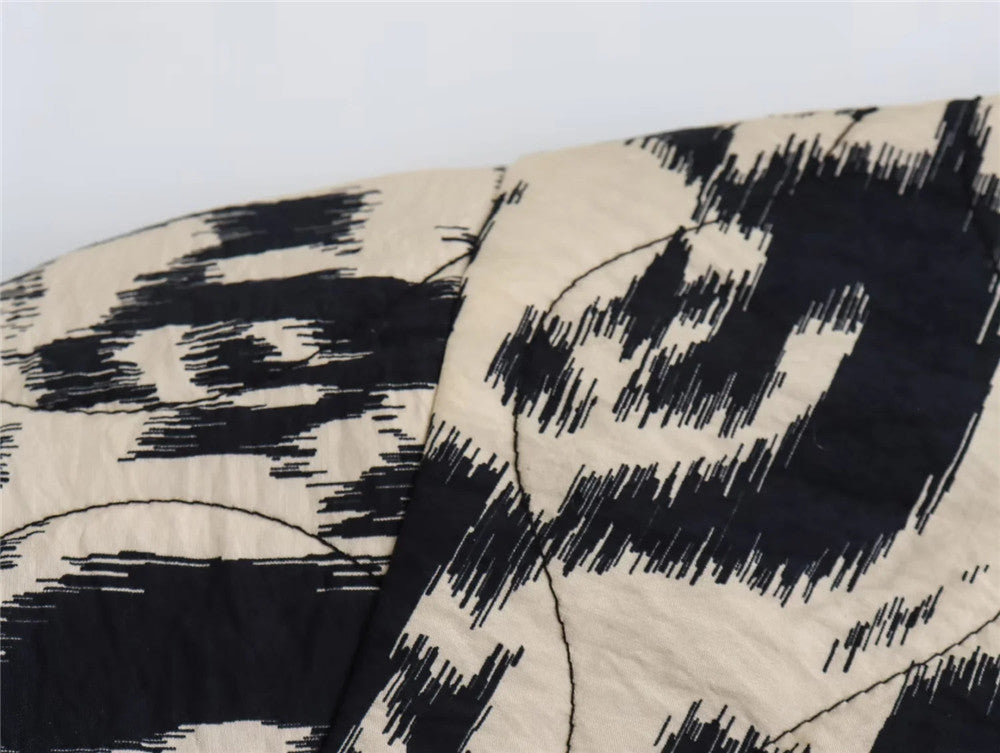 Print Quilted Boho Jacket