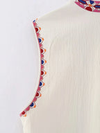 Embroidered Gilet Waistcoat
