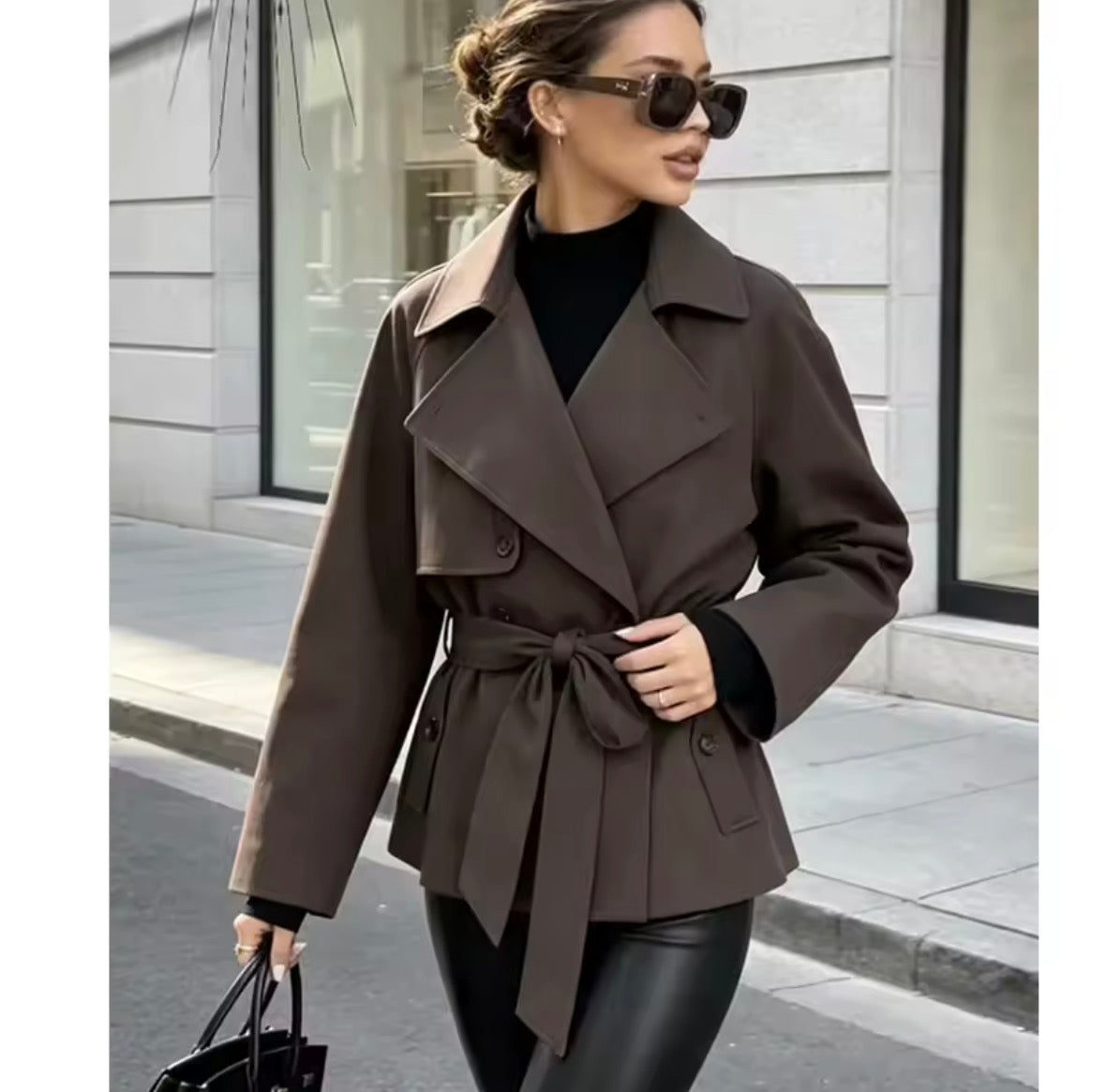 belted short trench the style manager edit