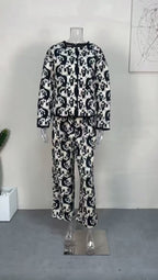 Print Quilted Boho Jacket