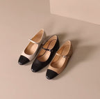 Mary Janes Leather Ballerinas