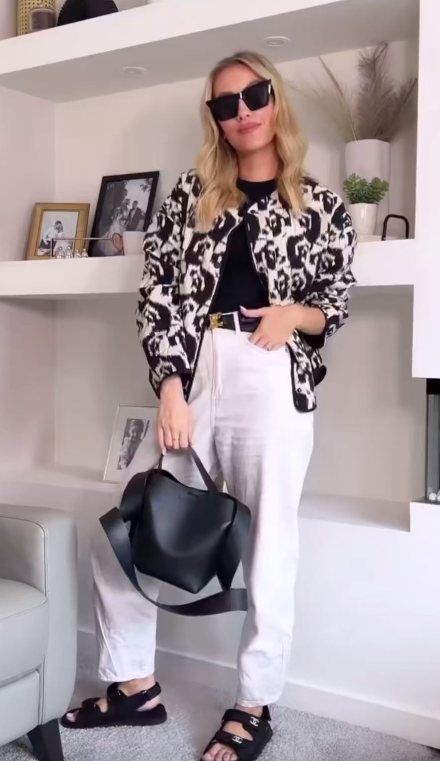 Print Quilted Boho Jacket